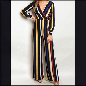 Sale! Striped Jumpsuit 🎉
